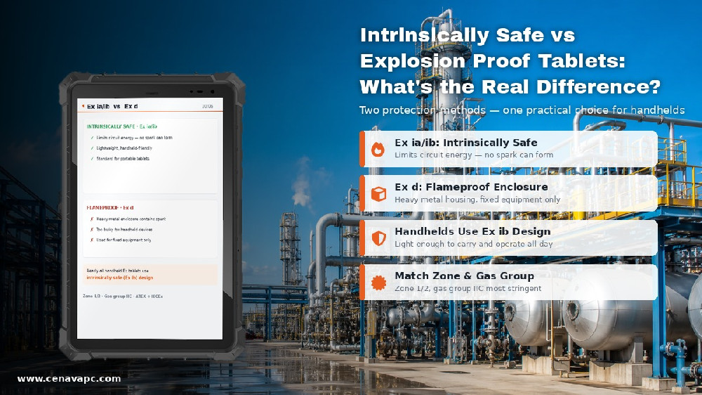 Intrinsically Safe vs Explosion Proof Tablets: What's the Real Difference?