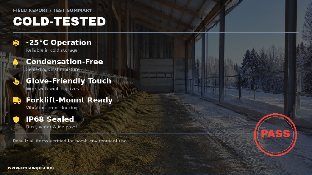 Rugged Tablets for Forklifts & Cold Storage Warehousing