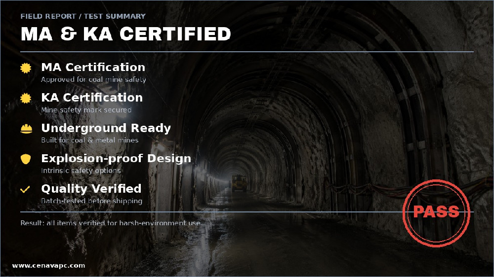 CENAVA mining rugged tablet breaks through coal and mine safety technical certification