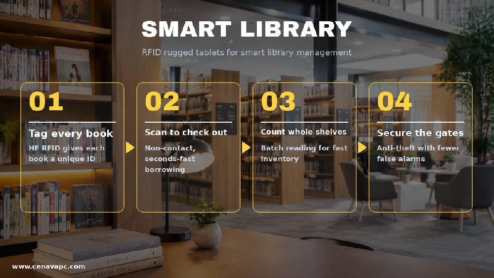 RFID Rugged Tablets for Smart Library Management