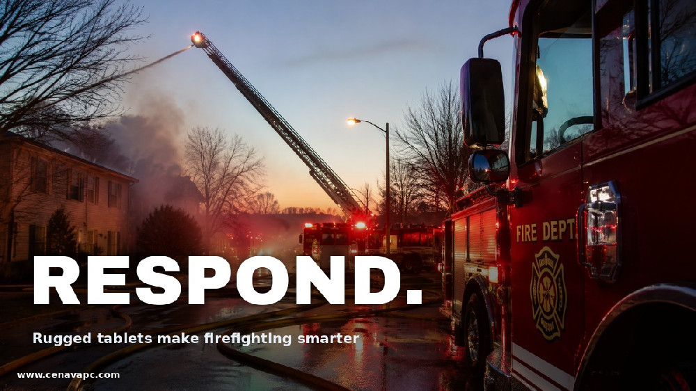 Rugged tablet computer makes firefighting smarter