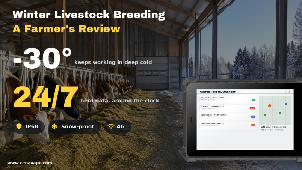 Rugged Tablets for Winter Livestock Management