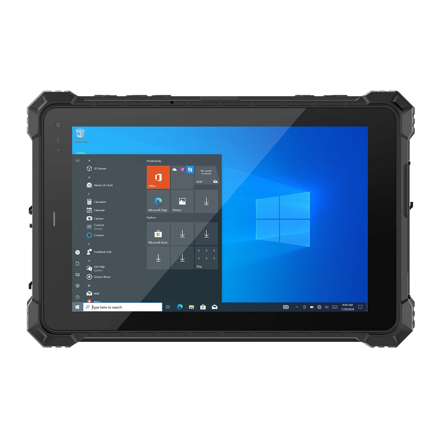 CENAVA W10NX N5100 10.1 Inch Windows IP67 Industrial Tablet