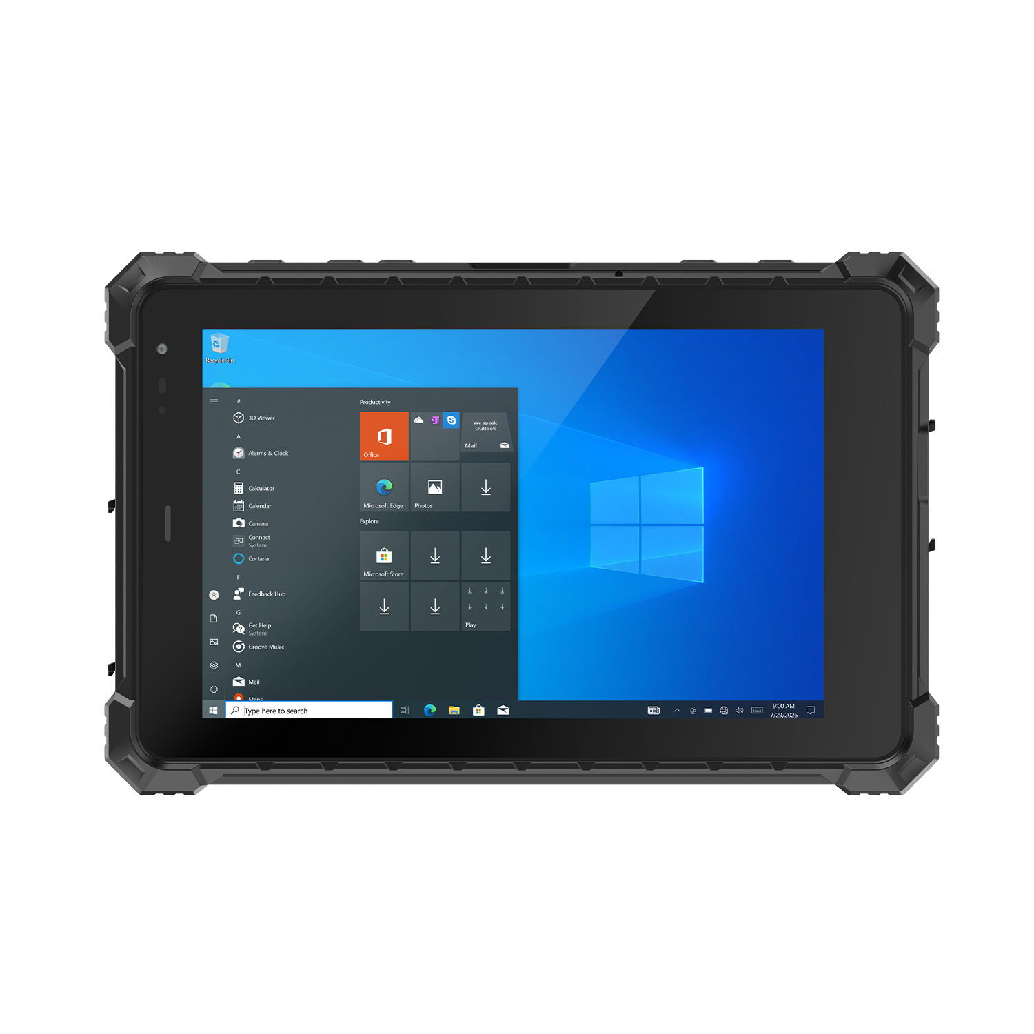 CENAVA W80N N5100 8 Inch Win11 IP68 Windows Rugged Tablet