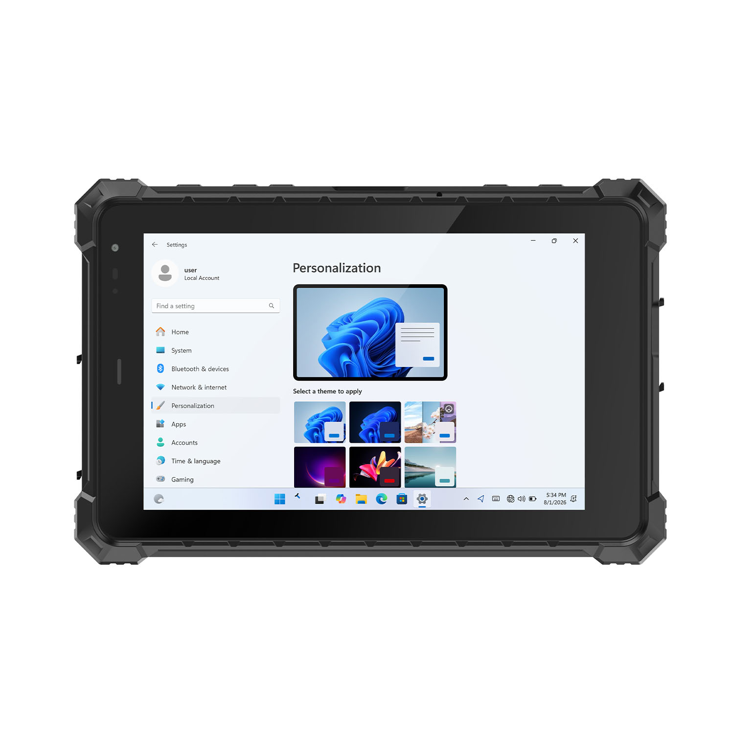 CENAVA W80Y i7-10510Y 8 Inch Win11 IP68 Rugged Gigabit