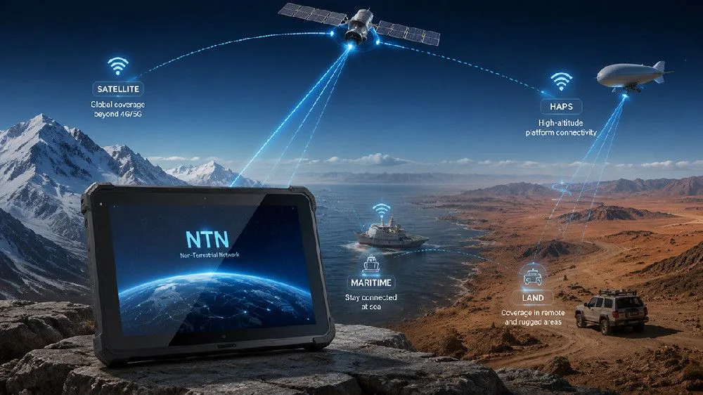 NTN Satellite Technology for Rugged Tablets: What It Is and What's Coming