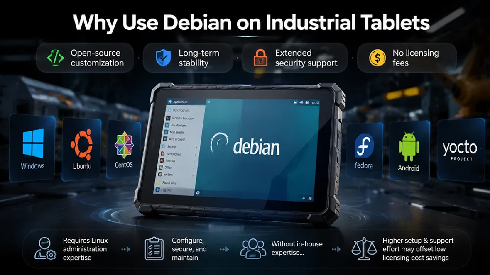What Is a Debian Tablet PC? A Guide for Industrial Users