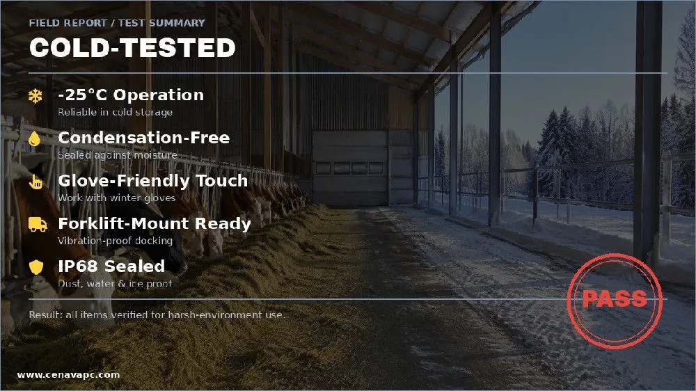 Rugged Tablets for Forklifts & Cold Storage Warehousing