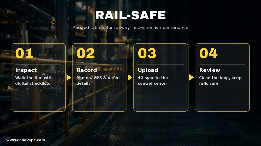 Rugged Laptops for Railway Inspection & Maintenance