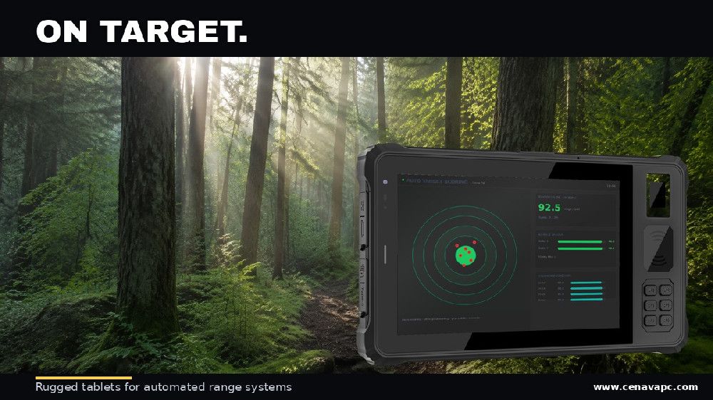 Rugged Tablets for Automated Range Target Systems