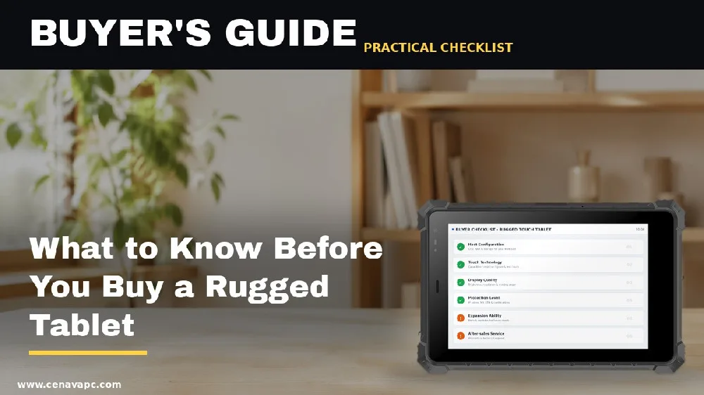 How to Buy a High-Quality Industrial Rugged Touch Tablet