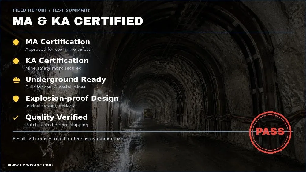 CENAVA mining rugged tablet breaks through coal and mine safety technical certification