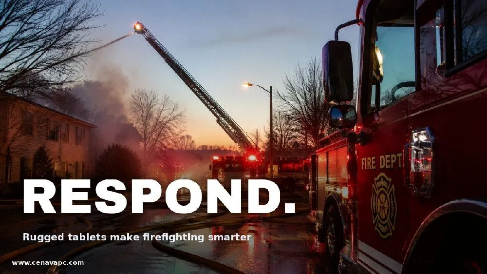 Rugged tablet computer makes firefighting smarter