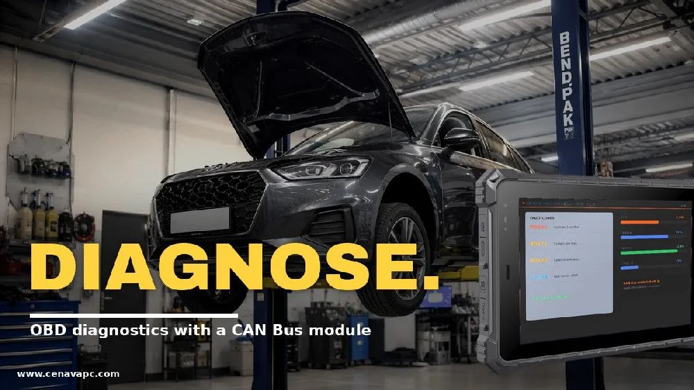 OBD Diagnostics with a Rugged Tablet CAN Bus Module