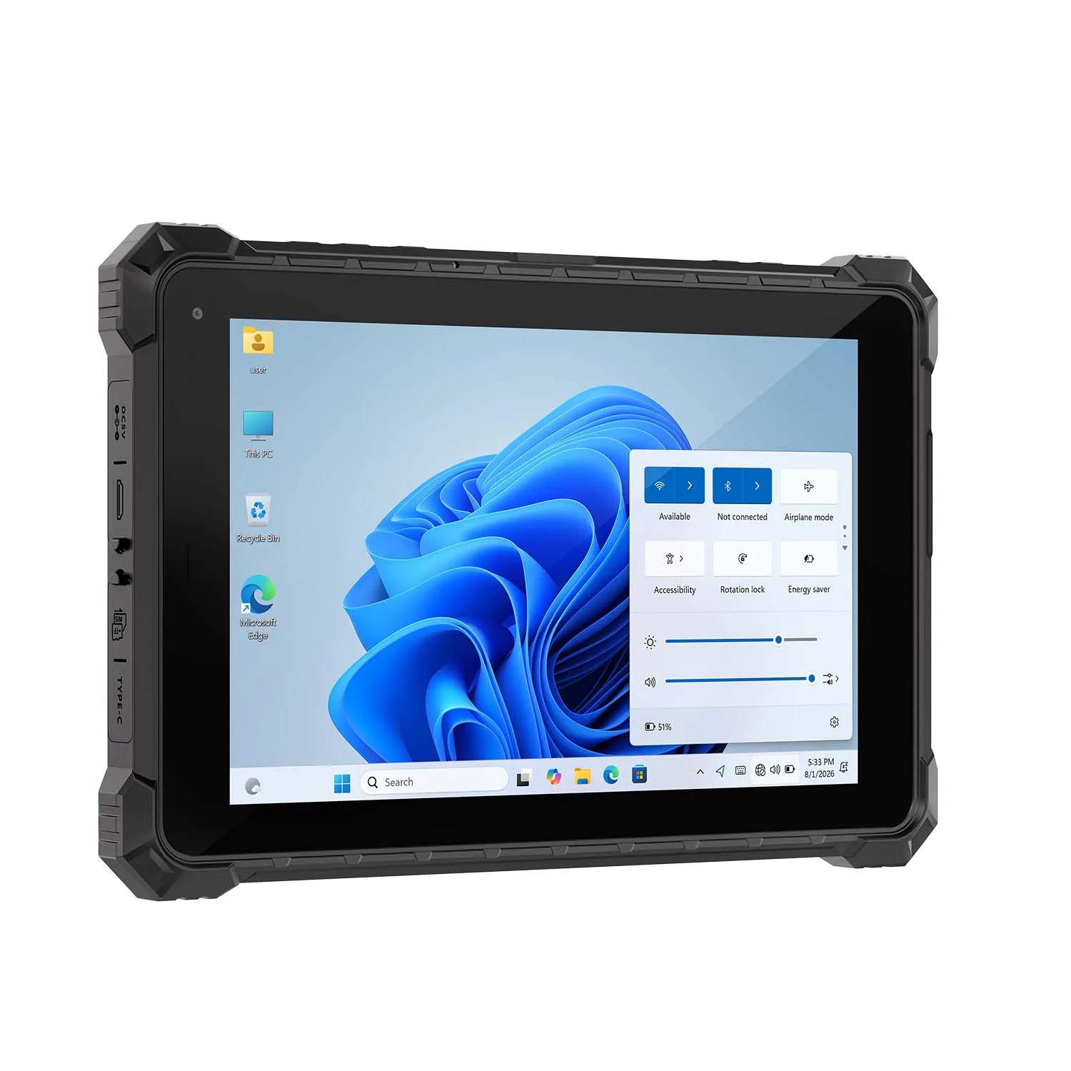 CENAVA W10N N5100 10.1 Inch Win11 IP68 Rugged Tablet Full I/O image 3