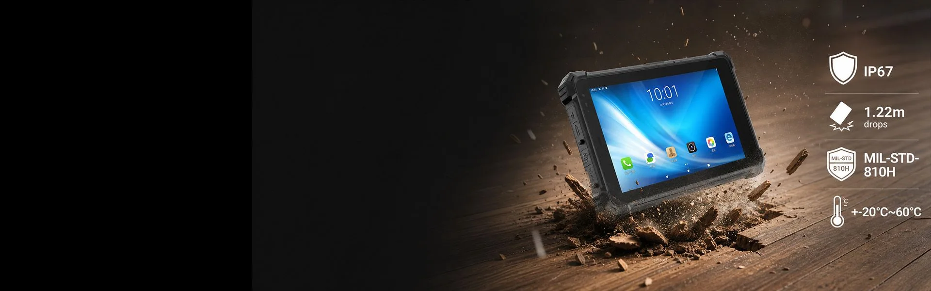 CENAVA A10STX-5G MT6877 10.1 inch 5G Rugged Android Tablet feature
