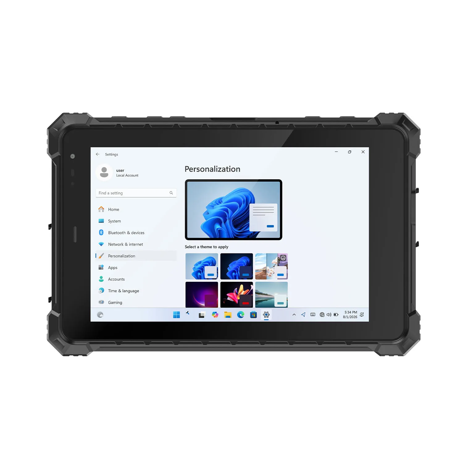 CENAVA W80Y i7-10510Y 8 Inch Win11 IP68 Rugged Gigabit