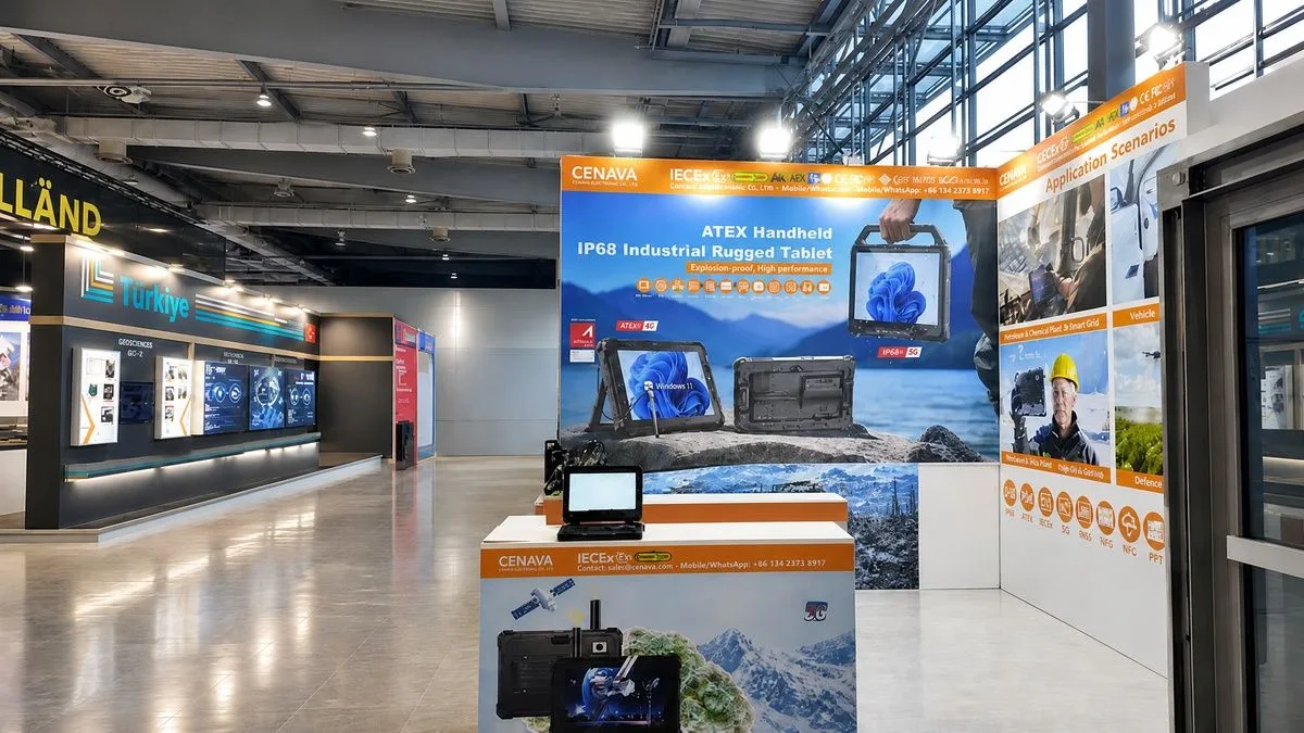 CENAVA Unveils W30U Pro AI Rugged Tablet at Hannover Messe 2026