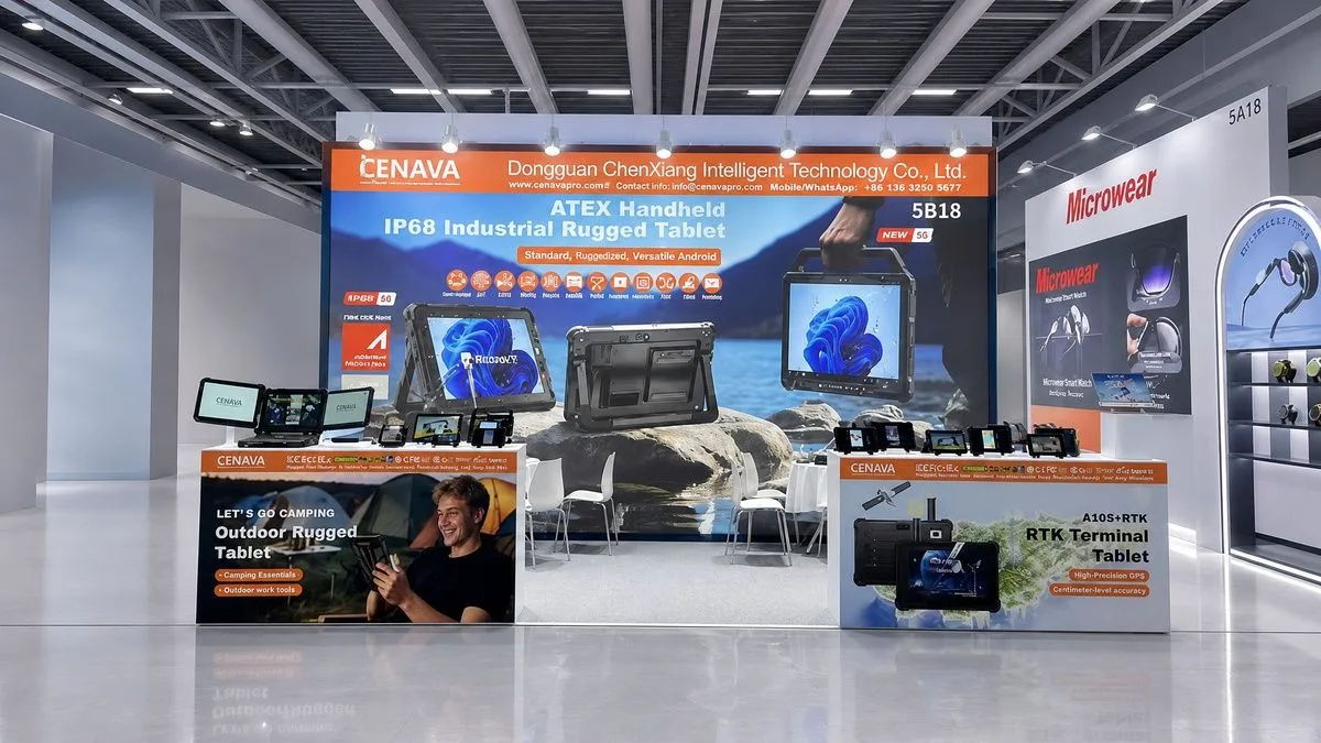 CENAVA Rugged Tablets at Global Sources Mobile Electronics Show Hong Kong 2026