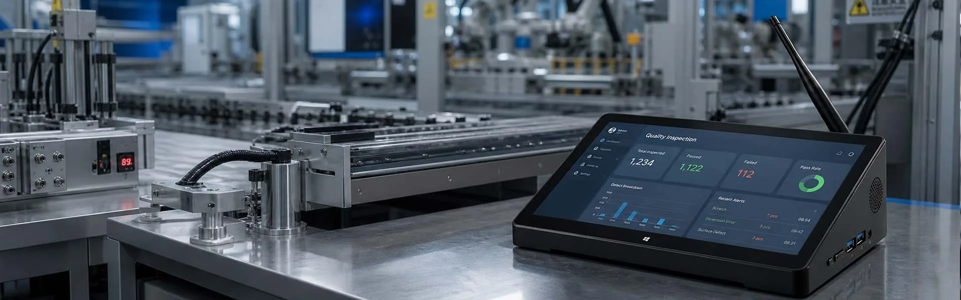 CENAVA H10PRO N100 10.1 Inch Win11 Industrial PC | WiFi6 Touch Panel