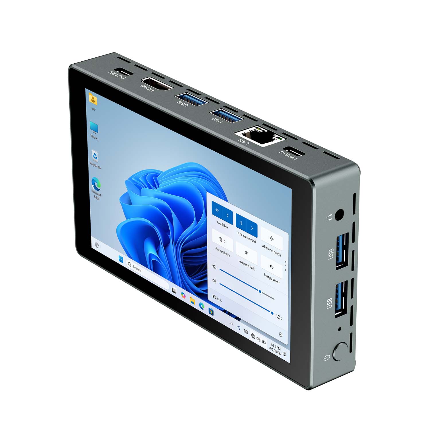 CENAVA H55N N5100 5.5" Win11 Mini Industrial PC image 6