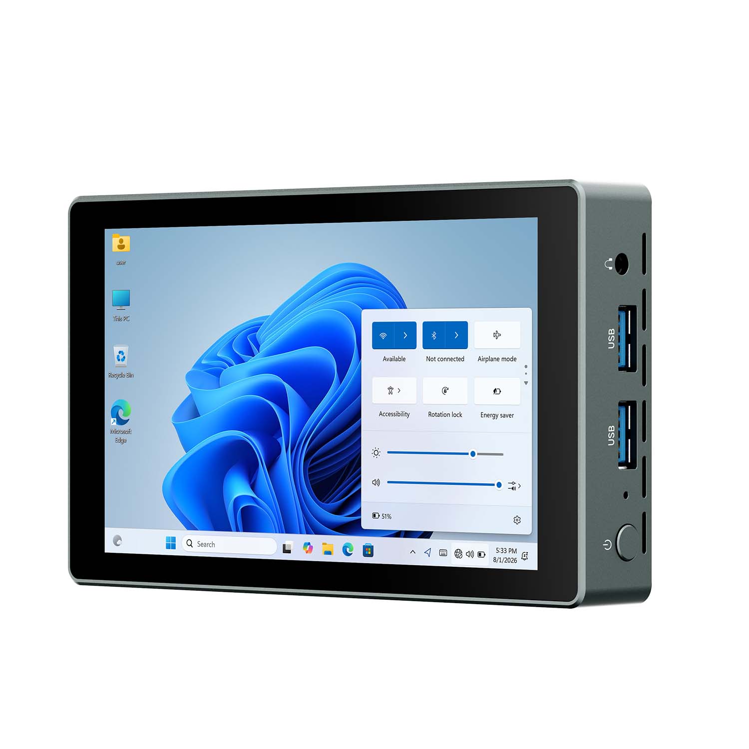 CENAVA H55N N5100 5.5" Win11 Mini Industrial PC image 5