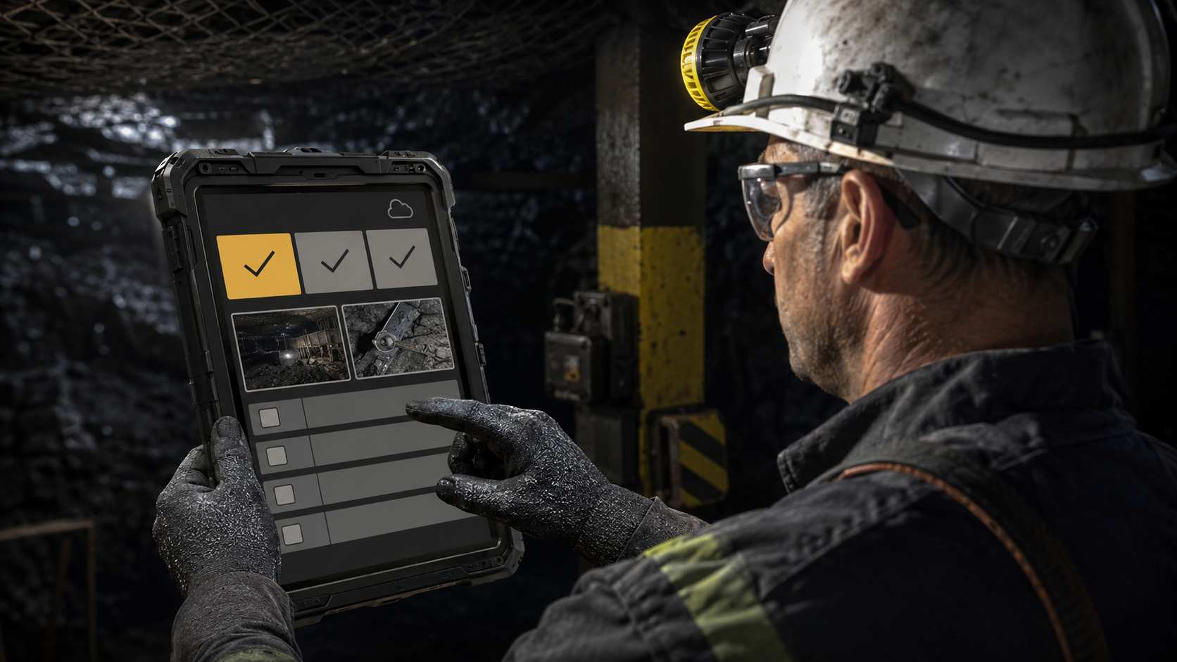 coal mine safety certified tablet