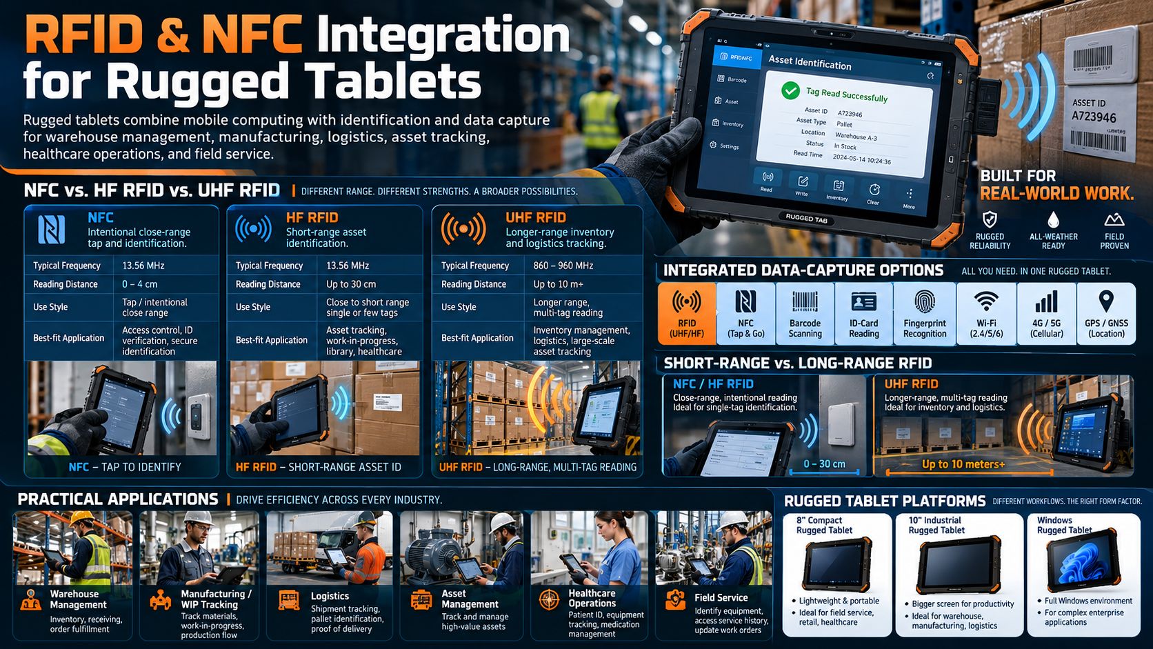 RFID & NFC Integration for Rugged Tablets