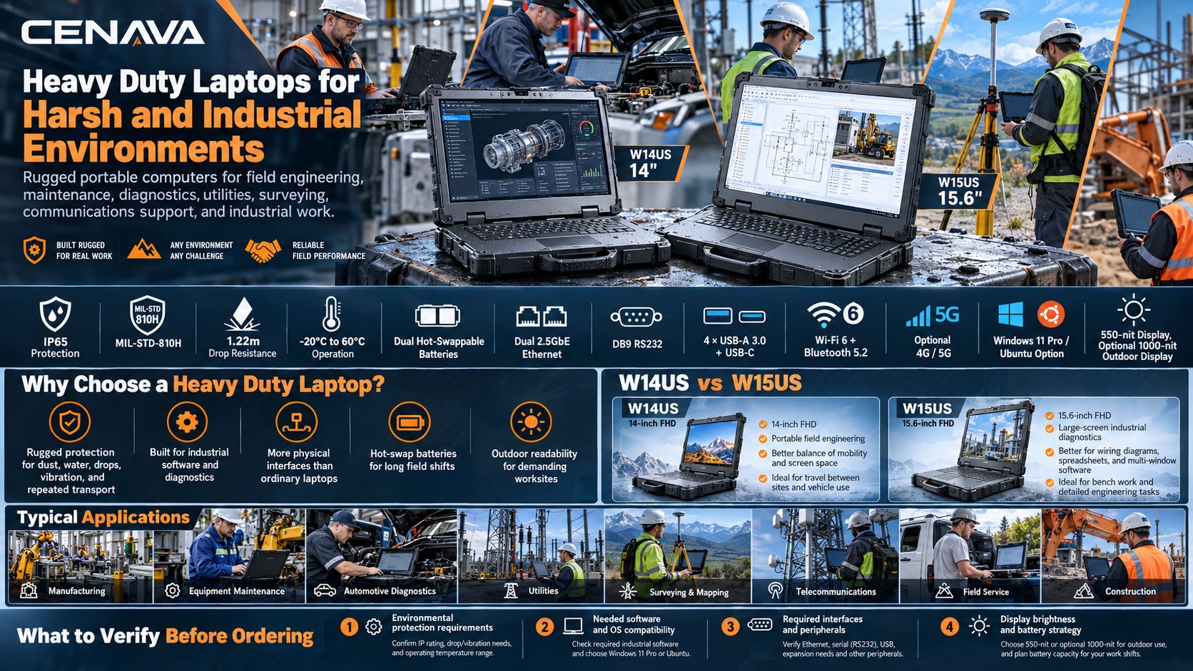 Heavy Duty Laptops for Harsh and Industrial Environments