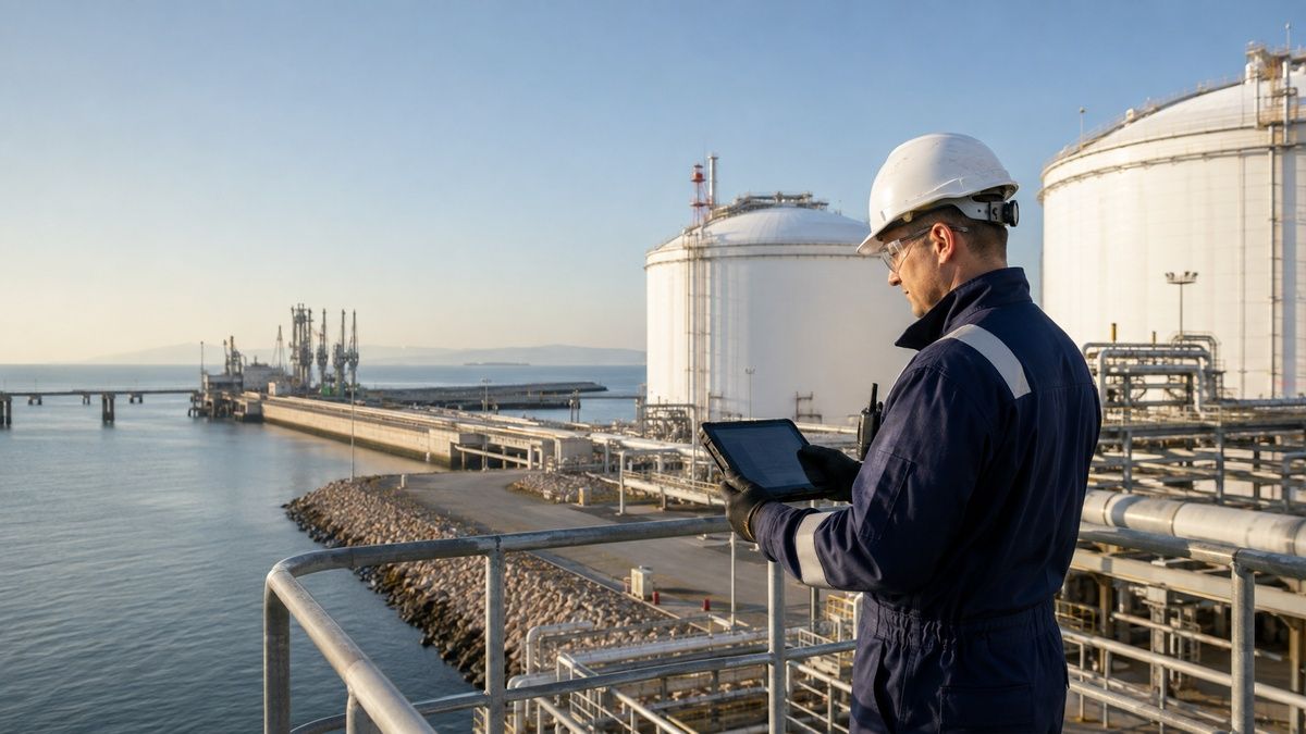 Digitizing LNG Terminal Inspections: Traceable Rounds, Tank Checks, Offline Records