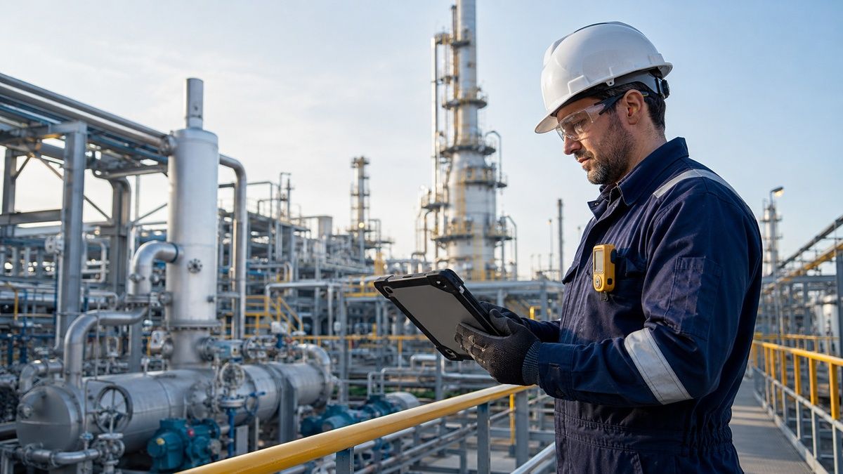 How to Digitize Refinery Operator Rounds with Tablets